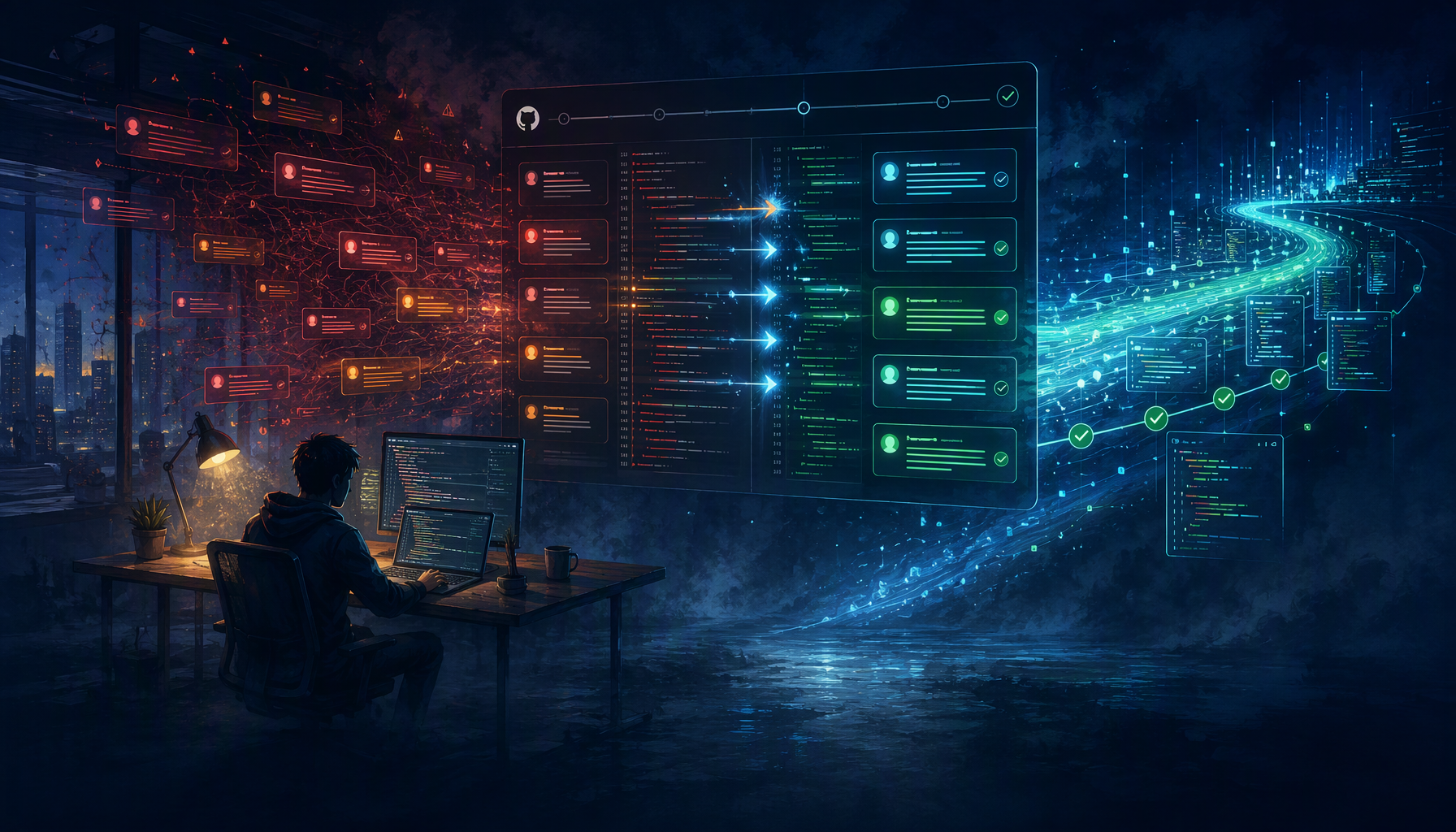 Copilot Code Review ya se limpia solo: auto-resolución y análisis más inteligente en tus PR